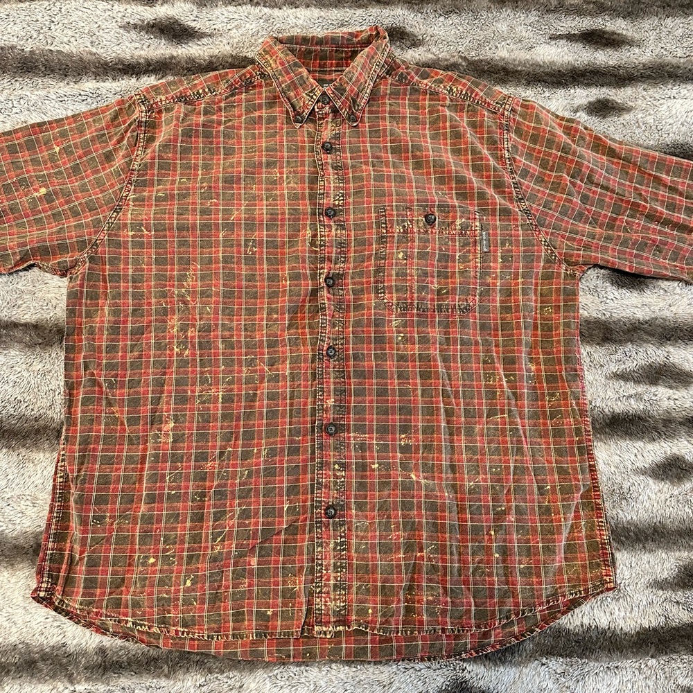 Woolrich Plaid Long Sleeved Shirt